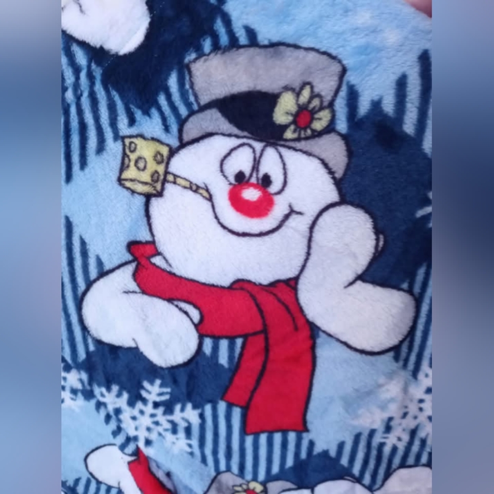 NWT Women's Frosty The Snowman Fleece Pajama Pants Large - Picture 6 of 6